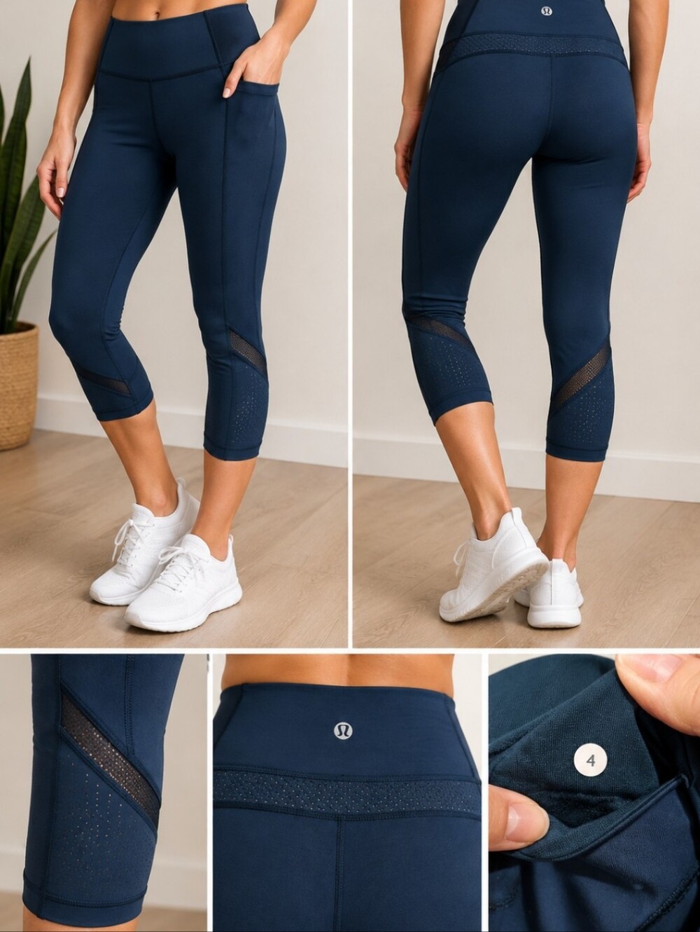 lululemon athletica Teal Blue Women's Capris